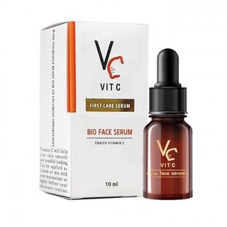 ภาพขนาดย่อของภาพหน้าปกสินค้า(ขวด) VC Vit C Bio Face Serum 10ml.วิตซีน้องฉัตร จากร้าน beautinsid บน Shopee