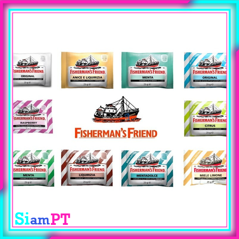 ใหม่ แท้ พร้อมส่ง ลูกอม Fisherman's Friend 1 ซอง (25 กรัม) Shopee