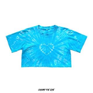 เสื้อครอปมัดย้อม เอวลอย Tie Dye  Crop top