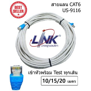 ภาพหน้าปกสินค้าสายแลน LAN LINK CAT6 Type US-9116 ( ระยะ 10/15/20 เมตร ) (สภาพเก่าเก็บ) เดินภายใน ที่เกี่ยวข้อง