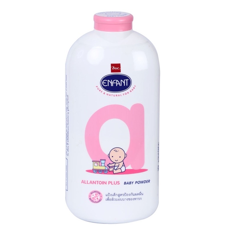 enfant-อองฟองด์-แป้งเด็ก-เนเจอร์แคร์-สูตรป้องกันผดผื่น-400-กรัม-1-ขวด