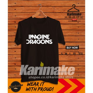 เสื้อยืด พิมพ์ลายวงดนตรีมังกร Karimake