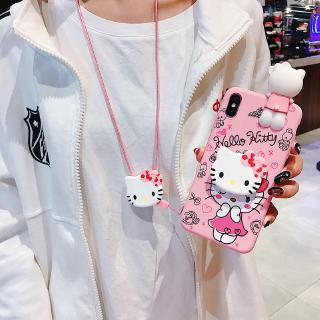 เคสโทรศัพท์มือถือลายการ์ตูนคิตตี้สําหรับ Oppo A94 A54 A15 A15s A93 A53 A92 A52 A91 A31 A9 A5 2020 A7 A5S A12 A1K A3s A83 A71 A57 A39 A37