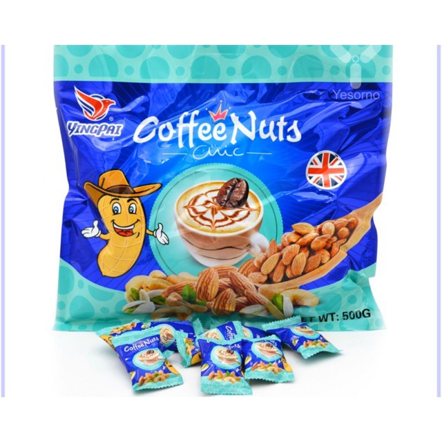 รสกาแฟ-coffee-nuts-crisp-ถั่วตุ๊บตั๊บ-ถั่วอัดแท่ง-อัลมอนด์-พิชตาชิโอ-รสกาแฟ-แคลอรี่ต่ำ-อร่อย-500-กรัม