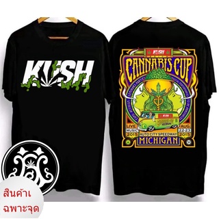 เสื้อยืดพิมพ์ลายแฟชั่นเสื้อผ้ามีสไตล์เสื้อยืด kush เสื้อยืดสุดเท่ Crew neck T-shirt. Oversized T-shirt เสื้อยืดผ้าคอตตอน