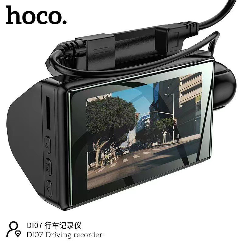 hoco-di07-dual-camera-driving-recorder-กล้องติดรถยนต์แบบ-2-กล้อง-ด้านหน้ารถและห้องโดยสาร-พร้อมส่ง