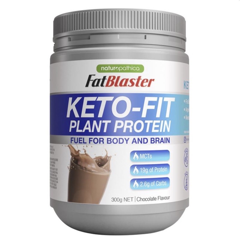Naturopathica Fatblaster Keto Fit Protein Shake Chocolate 300g Shopee