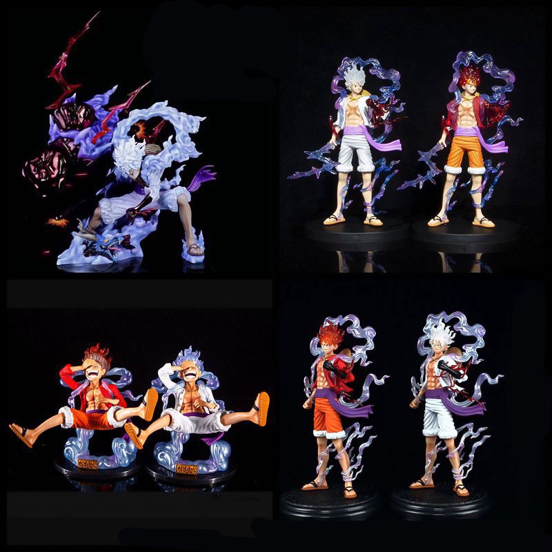 โมเดลฟิกเกอร์-pvc-อนิเมะ-one-piece-sun-god-nika-gear-5-luffy-21-ซม-ของเล่น-ของขวัญ-สําหรับเด็ก