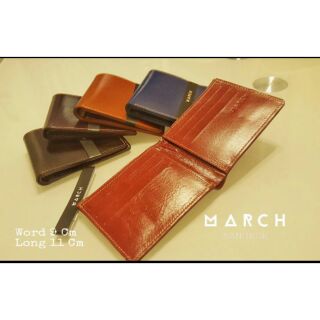 กระเป๋าสตางค์ใบสั้นแบบA  short wallet Genuine Leather (หนังแท้)