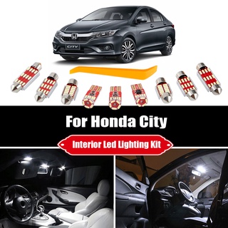 หลอดไฟ LED ภายในรถยนต์ สําหรับ Honda City S V SV 2020+ Canbus 7 ชิ้น