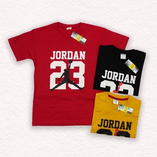 เสื้อยืด ผ้าฝ้าย 100% ลาย Jordan Combed 30s สําหรับเด็ก อายุ 1-12 ปี ขายส่ง