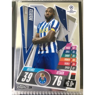 2020-21 Topps Chrome Match Attax UEFA Champions League Europa League Soccer Porto