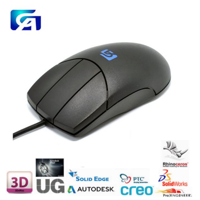 ภาพหน้าปกสินค้าเม้าส์​ 3ปุ่ม​ Mouse 3​ button​ USB มีประกัน พร้อมส่ง