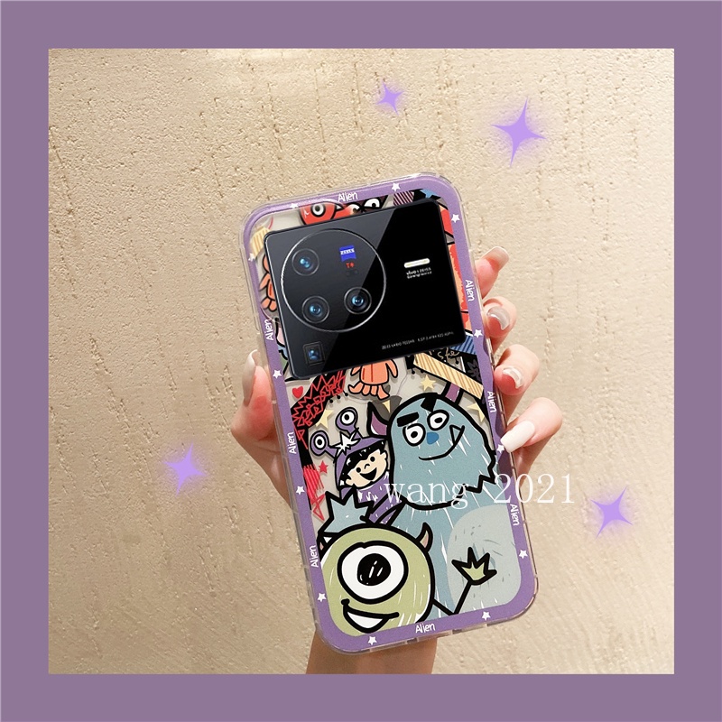 ready-stock-2022-new-casing-เคส-vivo-x80-pro-x70-pro-5g-เคสโทรศัพท-phone-case-creative-funny-transparent-case-ultra-light-silicone-soft-case-back-cover