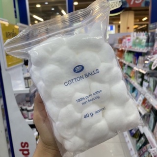 สำลีก้อน แบรนด์ Boots Cotton Balls 100% 40g.