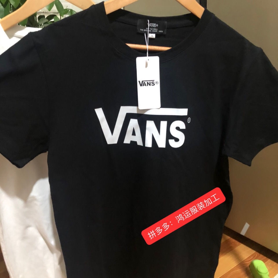 vans-ใหม่-เสื้อยืดแขนสั้น-แฟชั่นสําหรับผู้ชาย-และผู้หญิง