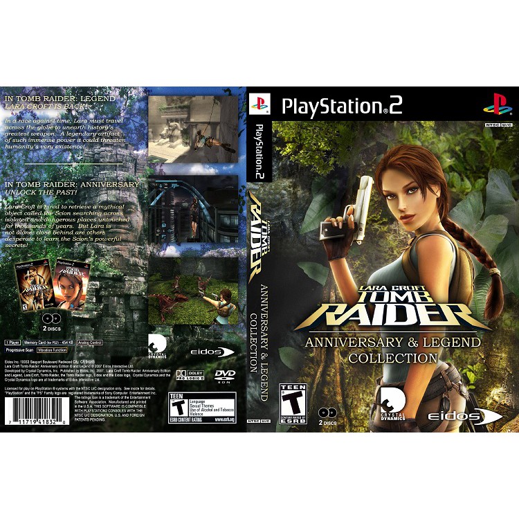 Lot Tomb Raider PS2 - Legende+ anniversary