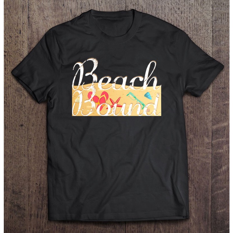 cotton-tshirts-เสื้อยืด-พิมพ์ลายชายหาด-มหาสมุทร-ทรายแดด-ท่องเที่ยว-สําหรับผู้ชาย