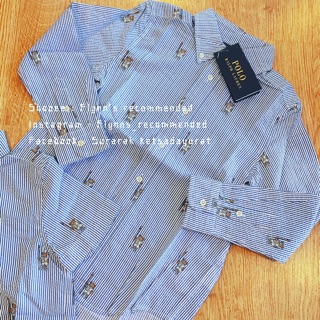 [Preorder] Ralph Lauren seersucker longsleeve shirt (boy’s size)**สินค้าแท้100%