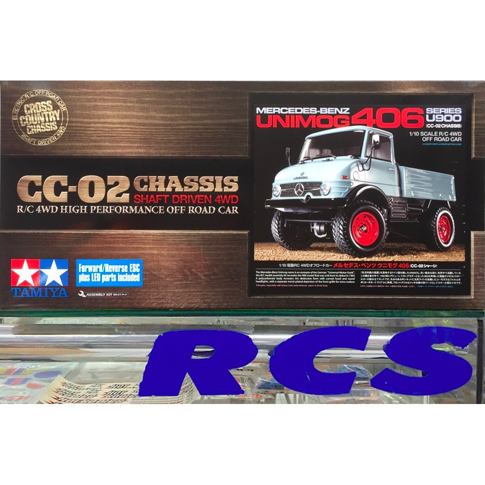 Kit RC Tamiya 1/10 Mercedes-Benz Unimog 406 – Camion Tout-terrain 4WD électrique à Monter, Modèle 58692