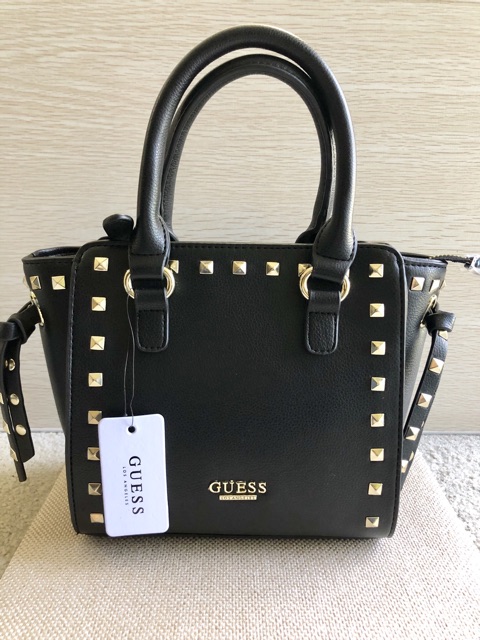 Lisa studded mini tote guess sale