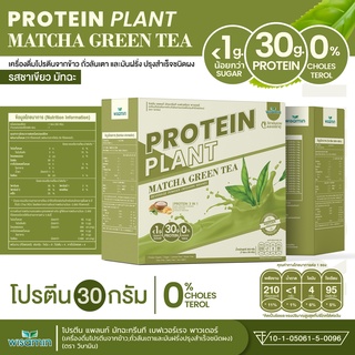 สินค้า PROTEIN PLANT โปรตีน แพลนท์ รสมัทฉะ ชาเขียว โปรตีนจากพืช 3 ชนิด ออแกร์นิค ข้าว ถั่วลันเตา มันฝรั่ง ปรุงสำเร็จชนิดผง