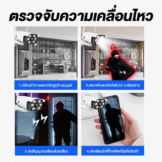 ภาพขนาดย่อของภาพหน้าปกสินค้ากล้องวงจรปิดWifi กลางแจ้งไร้สาย รุ่นV380-IPC 100% ดูผ่านมือถือได้ full HD 3MP 3ล้านพิกเซล จากร้าน jx_bangkok บน Shopee ภาพที่ 4