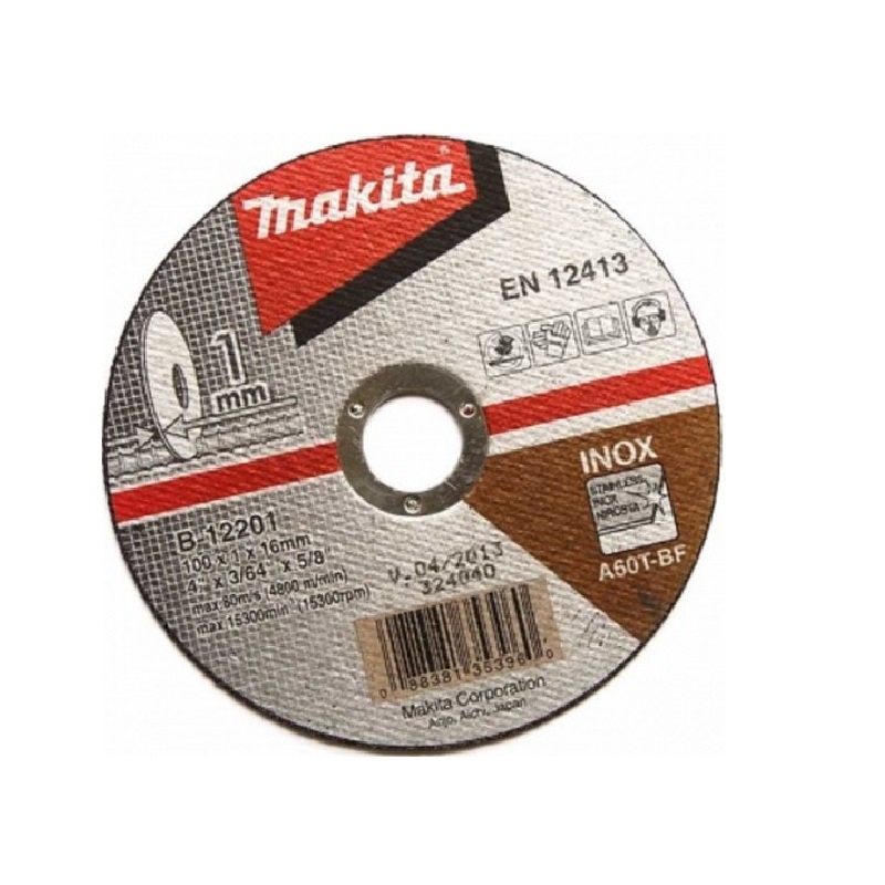 makita-แผ่นตัดสแตนเลส-4-x1-0mm-10แผ่น-ก-b-12201-10-a60t
