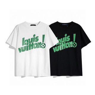 [S-5XL]เสื้อยืดแขนสั้นลําลอง คอปก พิมพ์ลายโลโก้ L1V แฟชั่นสําหรับผู้ชาย และผู้หญิง 009
