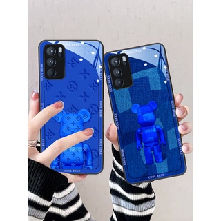 Dmy เคส reno 7 Pro 8 8z 8T 7z 6 6z 5 4 3 2 Z 2F A15S A16 A7 A5 A9 A31 A53 A59 A55 A54 A92 A94 A93 A91 A95 A76 A37 A74 A52 A72 FindX2 F9 F11 เคสกระจกนิรภัย แฟชั่น