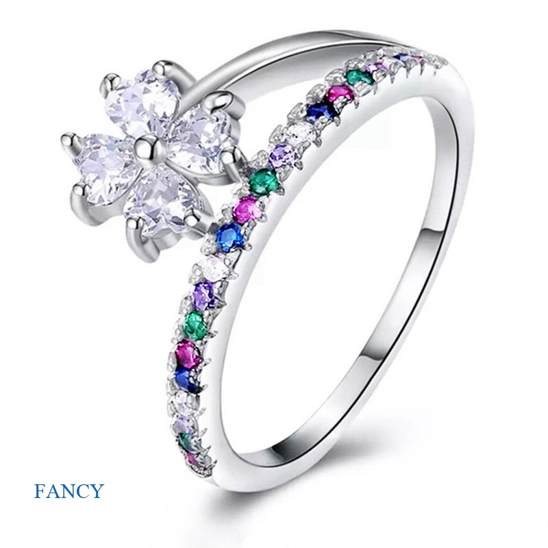 fancy-แหวน-ประดับหิน-cz-หลากสี-เครื่องประดับ-สําหรับผู้หญิง-ใส่ได้ทุกวัน-ปาร์ตี้