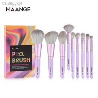 [MAANGE 9Pcs Makeup Brush with Exquisite Box Density Bristle Soft beauty eyeshadow Make Up Brush,MAANGE 9Pcs Makeup Brus