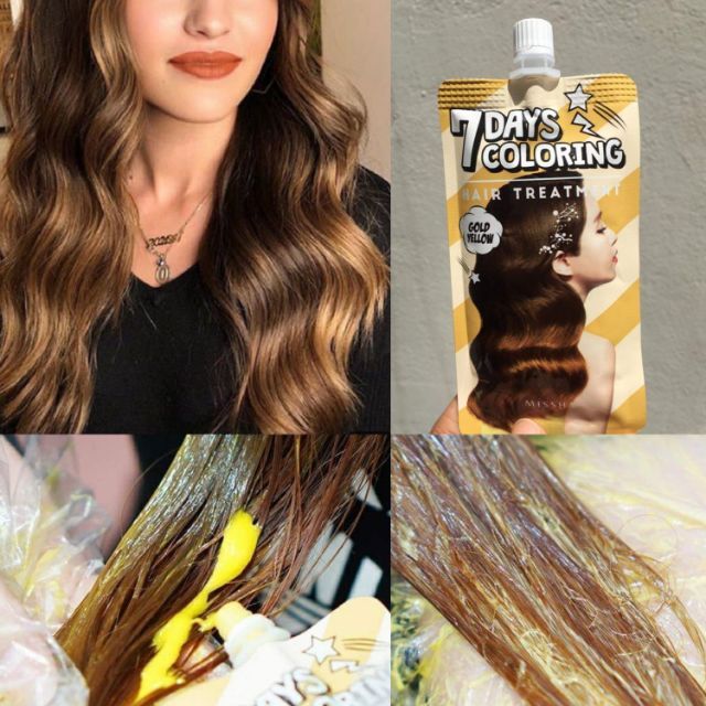 READY STOCK MISSHA 7 DAYS COLORING HAIR TREATMENT | Shopee