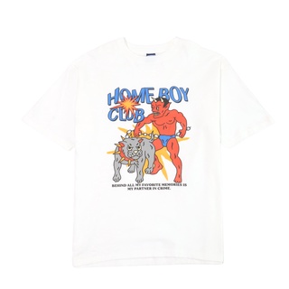 【hot tshirts】HOMEBOY เสื้อยืดผู้ชายลาย CLUB2022