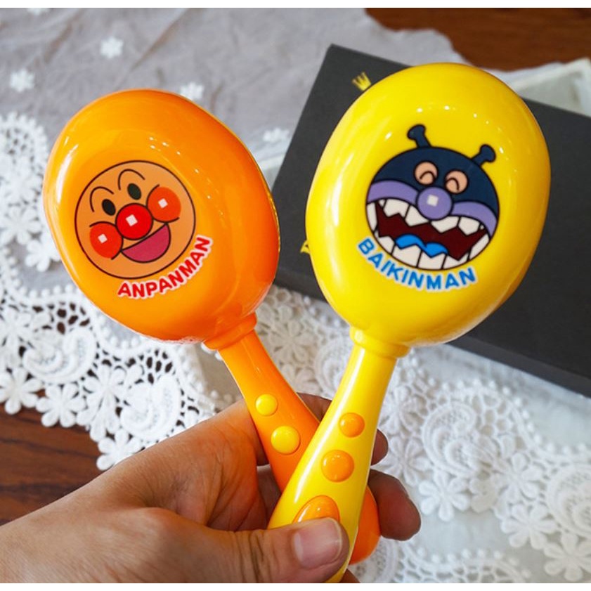 สินค้านำเข้าจากญี่ปุ่น-ของเล่นเขย่า-อังปังแมน-anpanman-maracas