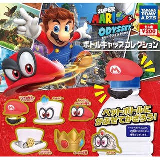 สินค้า [+..••] TOY SUPER MARIO ODYSSEY BOTTLE CAP COLLECTION ( HAT+MUSTACHE) (เกม อื่นๆ🎮)