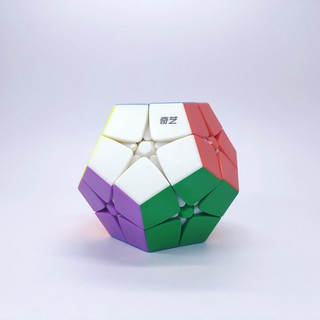 รูบิค 5 เหลี่ยม รูบิค ของแท้ อย่างดี megaminx cube Qiyi 2x2 Kilominx Stickerless Speed Cube 2x2 Megaminx SharkRubik