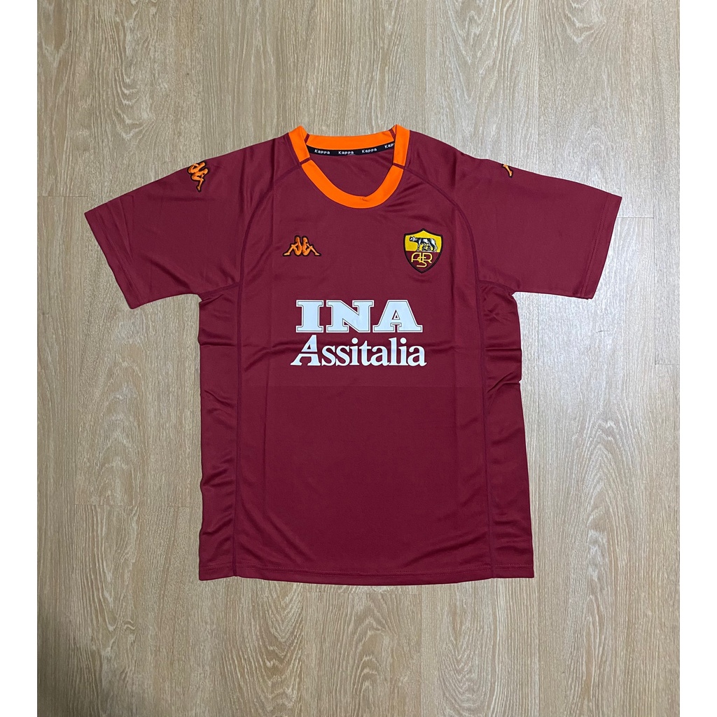 เสื้อทีมโรม่า-เหย้า-ย้อนยุค-2000-2001