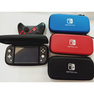 สินค้า กระเป๋า nintendoswitch lite Carrying Case LOGOขาว (Black, Red ,Blue) Nintendo Switch lite