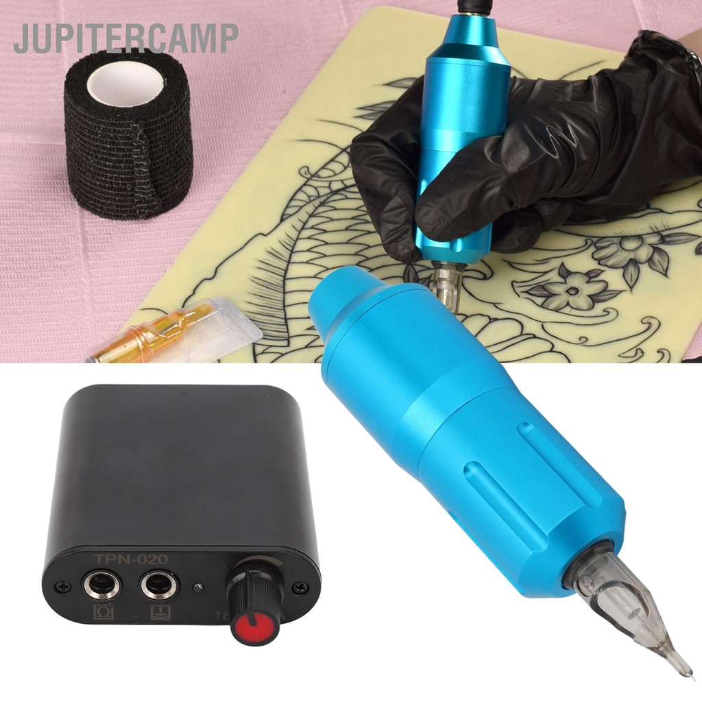 jupitercamp-ชุดปากกาสักโรตารี่-พาวเวอร์ซัพพลาย-แบบพกพา-สําหรับผู้เริ่มต้น-90-265v
