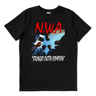 เสื้อยืดโอเวอร์ไซส์Nwa -Traight OUTTA ครบชุด | เสื้อยืด พิมพ์ลายวงดนตรี | เพลงเมอร์ช | Unisex | เพลงเมอร์ช | ฮิปฮอปแร็ปS