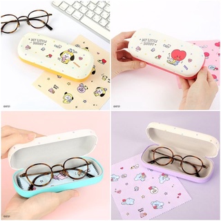 กล่องเก็บแว่นตา BT21 GLASSES CASE SET [LITTLE BUDDY] 💜สินค้าพร้อมส่ง💜