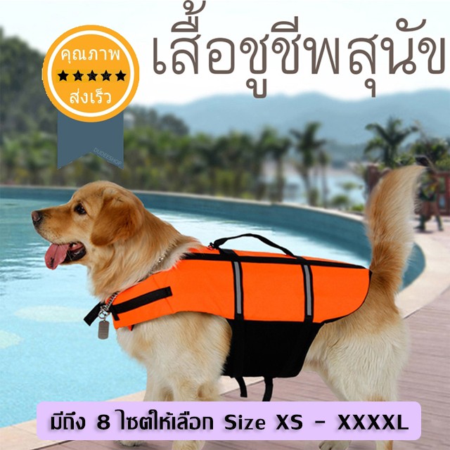 เสื้อชูชีพสุนัข-size-xl-ส่ง-เร็ว-ส่งจากไทย