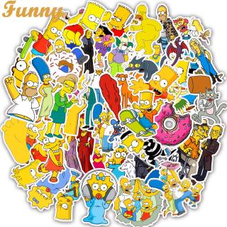 สติ๊กเกอร์ลายการ์ตูน The Simpsons 50 ชิ้น / ล็อต