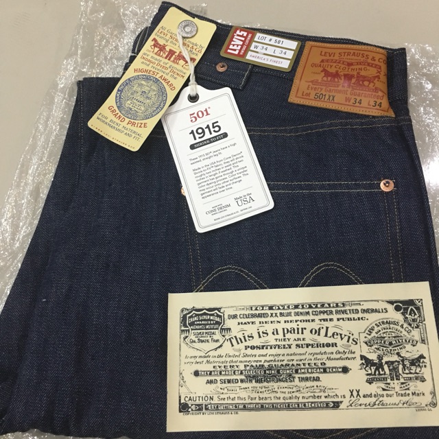 Levi 501 1915lvc Levi's® Vintage 1915 501 