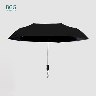 BGG 27" Ultra BIG Size Umbrella  ร่ม ร่มใหญ่ ร่มอัตโนมัติ เคลือบยูวีสีดำ กันแดด กันยูวี 100% ขนาดใหญ่ 27นิ้ว  (AT0039)