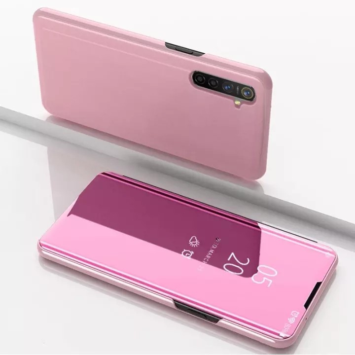 ส่งจากไทย-case-oppo-a91-เคสออฟโป้เอ91-เคส-oppo-a91-เคสเปิดปิดเงา-เคสฝาเงา-กรณีสมาร์ทฝาครอบกระจกแบบตั้งเคสโทรศัพท์ฝาหลัง