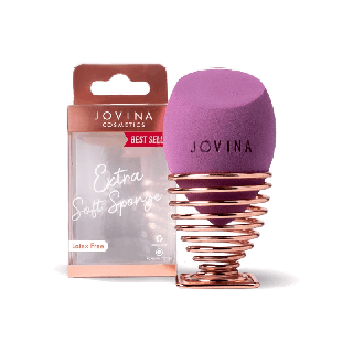 โปรโมชั่น : 🟣 Jovina  Extra Soft Sponge ฟองน้ำแต่งหน้า ฟองน้ำเกลี่ยรองพื้น ฟองน้ำเนื้อนุ่ม ไม่กินเนื้อรองพื้น ซักได้ไม่เสียทรง