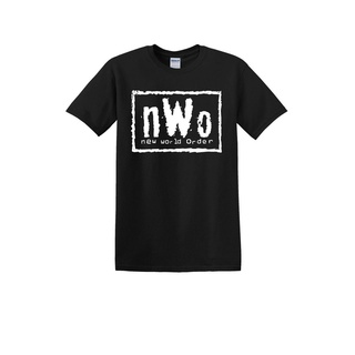 ขายดี!เสื้อยืดแขนสั้น คอกลม ผ้าฝ้าย พิมพ์ลาย N.W.O. เหมาะกับของขวัญวันเกิด สไตล์สตรีท สําหรับผู้ชาย เสื้อยืด พิมพ์ลายโลโ