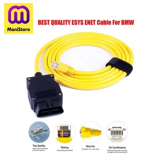 ภาพหน้าปกสินค้าHigh Quality ENET Cable for BMW F&G-series ICOM Enet to OBDII Coding Hidden Data Tool OBD2 Car Diagnostic Cable ที่เกี่ยวข้อง